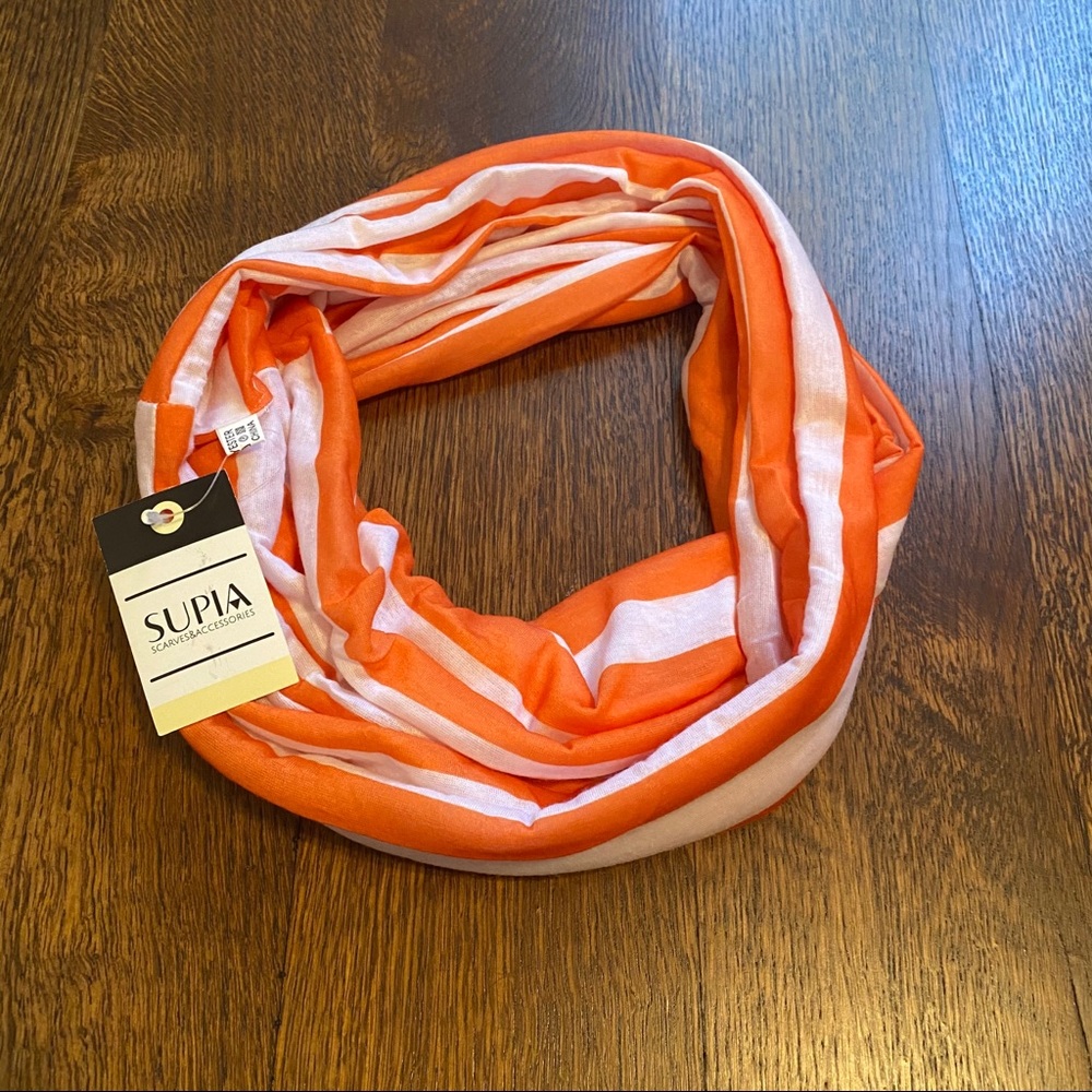 Striped Infinity Scarf